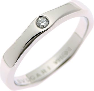 Bulgari Platinum 950 Band Ring (Pre-Owned)