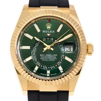 Rolex Sky Dweller Green Mens Watch M336238-0004