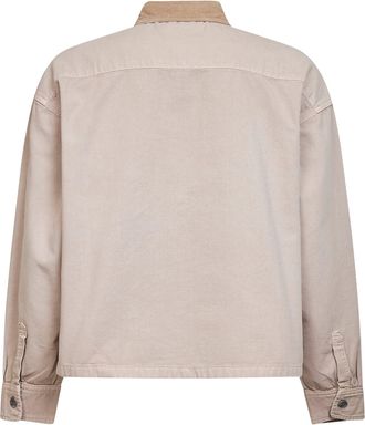 Carhartt Work in Progress Mens Shirt Jacket Prescott Beige Cotton