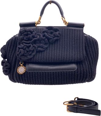 Dolce & Gabbana Dolce & Gabbana wollen crossbodytas Sicili&euml;