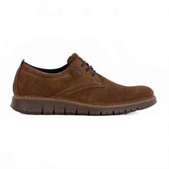 Ara Mens Leandro Gore-Tex Shoes In Suede Cognac