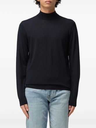 Drumohr turtleneck knitted sweater - men - Merino - 56 - Blue