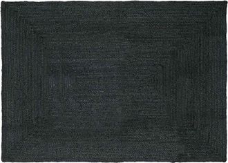 vidaXL Alfombra De &Aacute;rea Gris Oscuro 160 X 230 Cm Yute Vidaxl