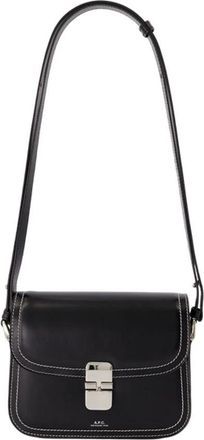A.P.C. Grace Small Crossbody - Dames - Schoudertassen - Zwart - ONE Size - Leer - Tassen