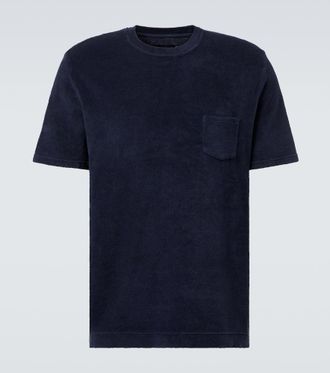 Thom Sweeney T-shirt in spugna di cotone