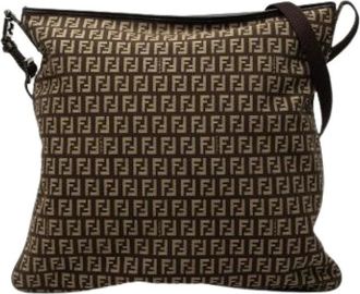 Fendi Borsa a tracolla Pre-owned Vintage in tela - - Pre-owned - Donna - Marrone - ONE SIZE