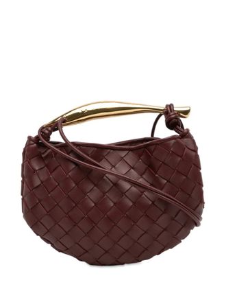 Bottega Veneta 2021-2025 Baby Lambskin Intrecciato Sardine satchel - women - Lambskin - One Size - Red