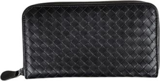 Bottega Veneta Pre-owned Wallets, unisex, Black, Size: ONE SIZE Pre-owned Vintage Leather Wallet
