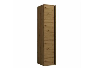 Mirjan24 Mobilier1 - Armario Hartford 369, Roble Artisan + Negro, 186x40x44cm, Puertas De Armario: Con Bisagras, N&uacute;mero De Estantes: 0