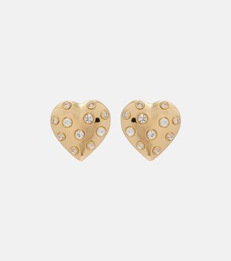 Self Portrait Crystal-embellished earrings
