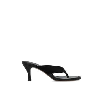 Neous Magrez Heeled Mules - Dames - Muiltjes - Zwart - 36 EU - Leer - Schoenen