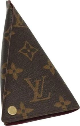 Louis Vuitton Pre-owned Accessories, female, Brown, Size: ONE SIZE Pre-owned Canvas Key Holder