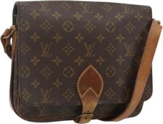 Louis Vuitton Pre-owned Cross Body Bags, female, Brown, Size: ONE SIZE Pre-owned Vintage Monogram Canvas Shoulder Bag