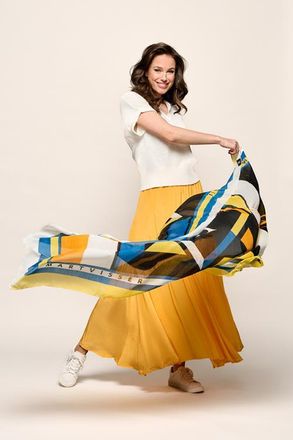 Mart Visser Pascal Sjaal Geel / Blauw