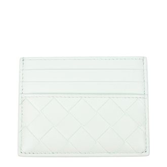 Bottega Veneta Damens Dokumentenhalter aus beige/eisfarbenem Leder