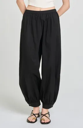 Wayf Remy Balloon Pants in Black at Nordstrom, Size X-Small