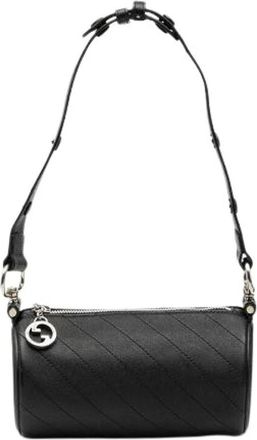 Gucci Pre-owned Mini Bags, female, Black, Size: ONE SIZE Pre-owned Leather Mini Bag