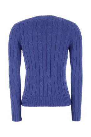 Polo Ralph Lauren Cable-Knit Cotton Sweater - Blue