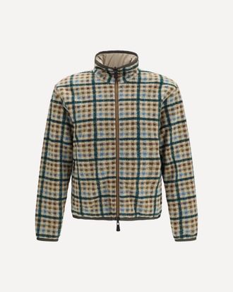 Moncler Felpa reversibile effetto teddy con zip Man XL