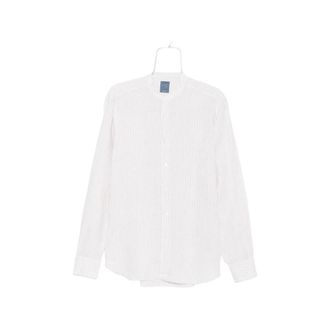 Barba Striped Collarless Shirt