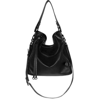 Rebecca Minkoff Mab Leather Hobo Bag in Black at Nordstrom