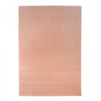 Un amour de tapis Alfombra de dormitorio tejida contempor&aacute;nea, rosa 120x170