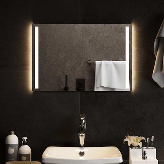 vidaXL Espejo De Ba&ntilde;o Con Led 60x40 Cm Vidaxl