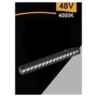 Trade Shop Trade Shop Traesio - Trade Shop - Led 18w Magnetic Barraft Para Monofase 48v Luz 4000k 3000k Fr-18w