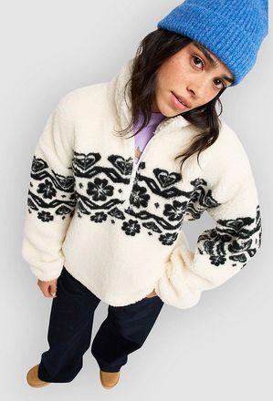 Roxy Treasure Soul Half-Zip Felpa in Pile