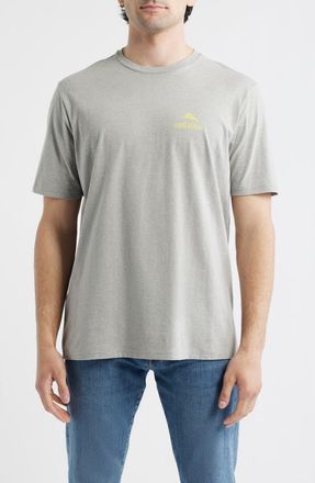 Tommy Bahama Finish Lime Graphic T-Shirt in Grey Heather at Nordstrom, Size Xxx-Large
