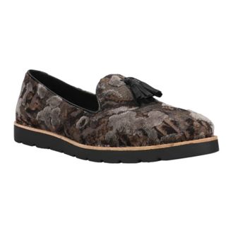 Vaneli Womens Joona Slip On Flat Shoes In Military Paige Velvet