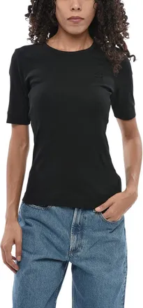 Ganni Black Crew Neck T-Shirt