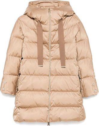 Herno Kameel Gewatteerde Jas - Dames - Winterjassen - Bruin - S - Jassen