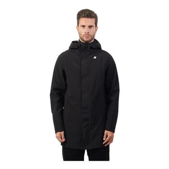 K-Way Marlyn Bonded Jacket - Heren - Regenjassen - Zwart - S - Polyester - Jassen