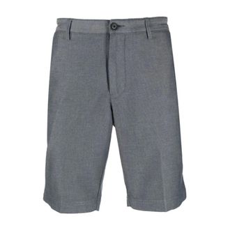 HUGO BOSS Slim Fit Shorts - Heren - Korte broeken - Grijs - Maat: 4XL Leer