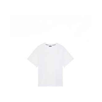 Stone Island Strepen Zes Print Wit T-shirt - Heren - T-shirts - Wit - L - Katoen - Tops