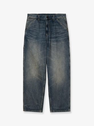 Carhartt Work in Progress Jeans in blue denim con effetto washed-out - CARHARTT WIP - gender_Man