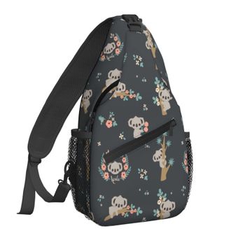 Generic Koala Cross Body Bag Anti Theft Crossbody Bag Trendy Backpack For Traveling Runner Sports