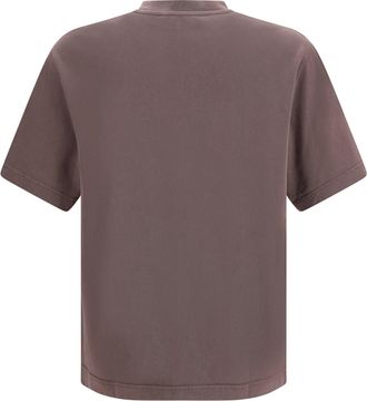 Jacquemus Mens Logoed T-Shirt Brown Cotton T-Shirts And Polos