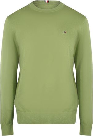 Tommy Hilfiger Heren Faded Crew Neck Sweatshirt (Olijfgroen)