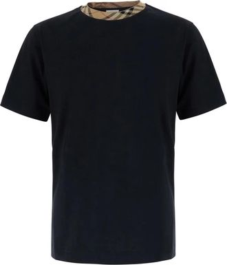 Burberry Ryan T-Shirt - Heren - T-shirts - Zwart - L - Katoen - Tops