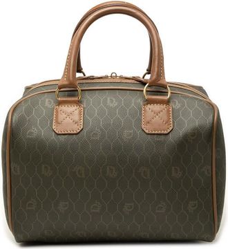 Dior Pre-owned Dior Honeycomb Coated Canvas Boston Bag Unisex SIV4BK1G4LO549OT