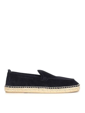 Emporio Armani Suede Velour Espadrilles