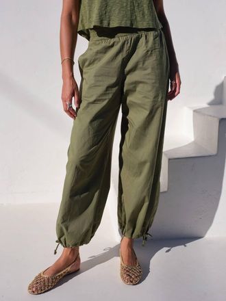 Stateside Parachute Pants In Green