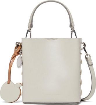 Stella McCartney Frayme faux-leather bucket bag - women - Polyester - OS - White