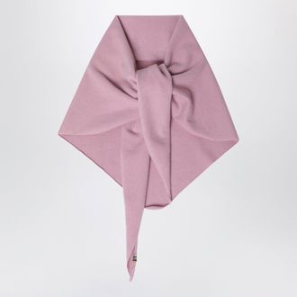 Extreme Cashmere Sciarpa triangolare rosa in cashmere