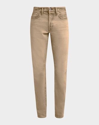 Tom Ford Men & apos;s Stonewash Denim Straight-Fit Jeans