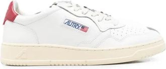 Autry Medalist Low - Heren - Sneakers - Wit - 42 EU - Katoen - Schoenen