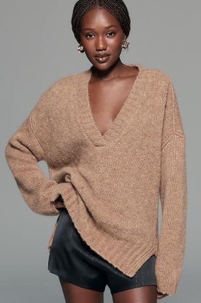 Maeve Wool Blend Oversized Sweater