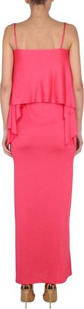 Tom Ford Ruffle Hem Dress - Fuchsia